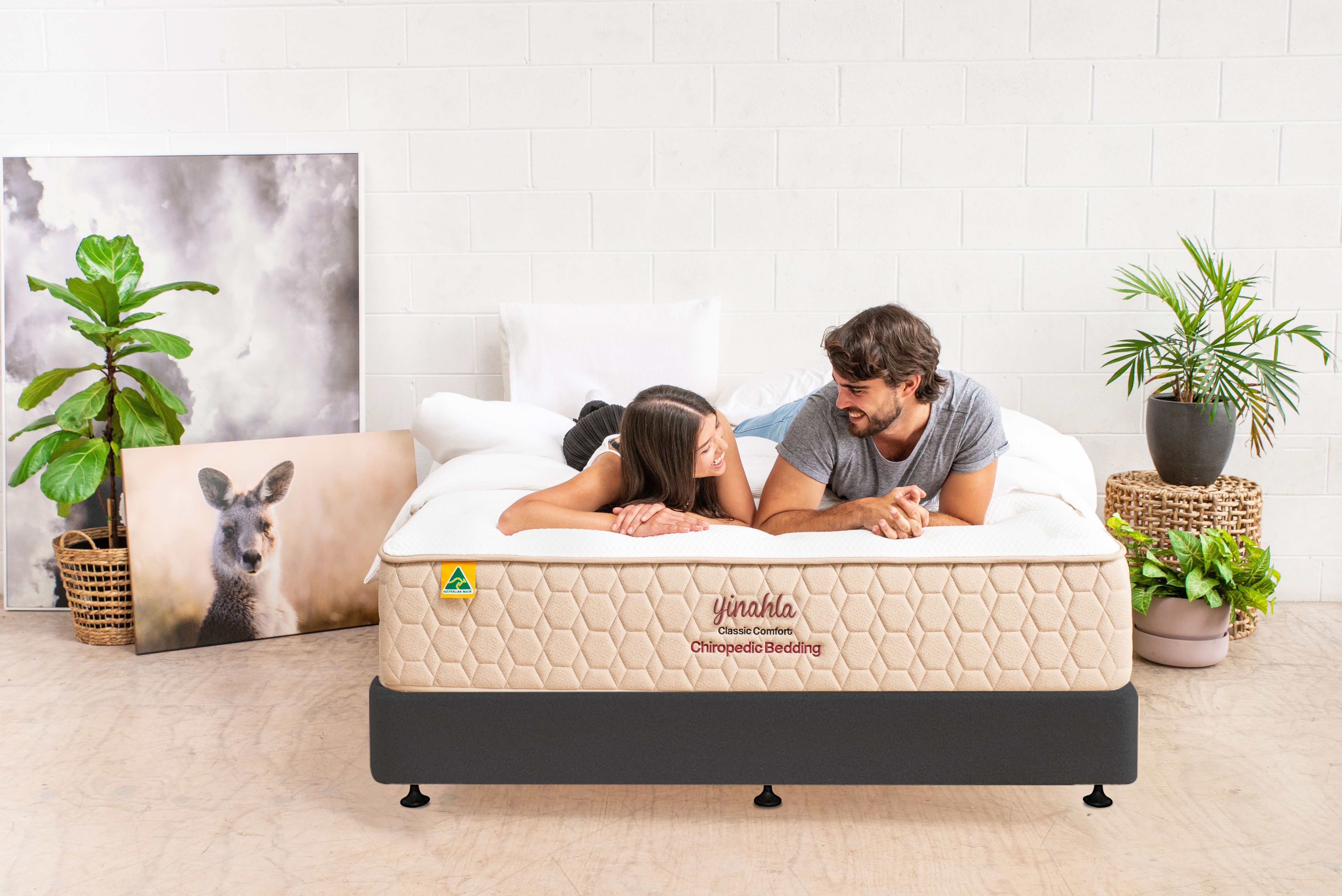 Yinahla Classic Comfort Mattress & Bed Base Ensemble
