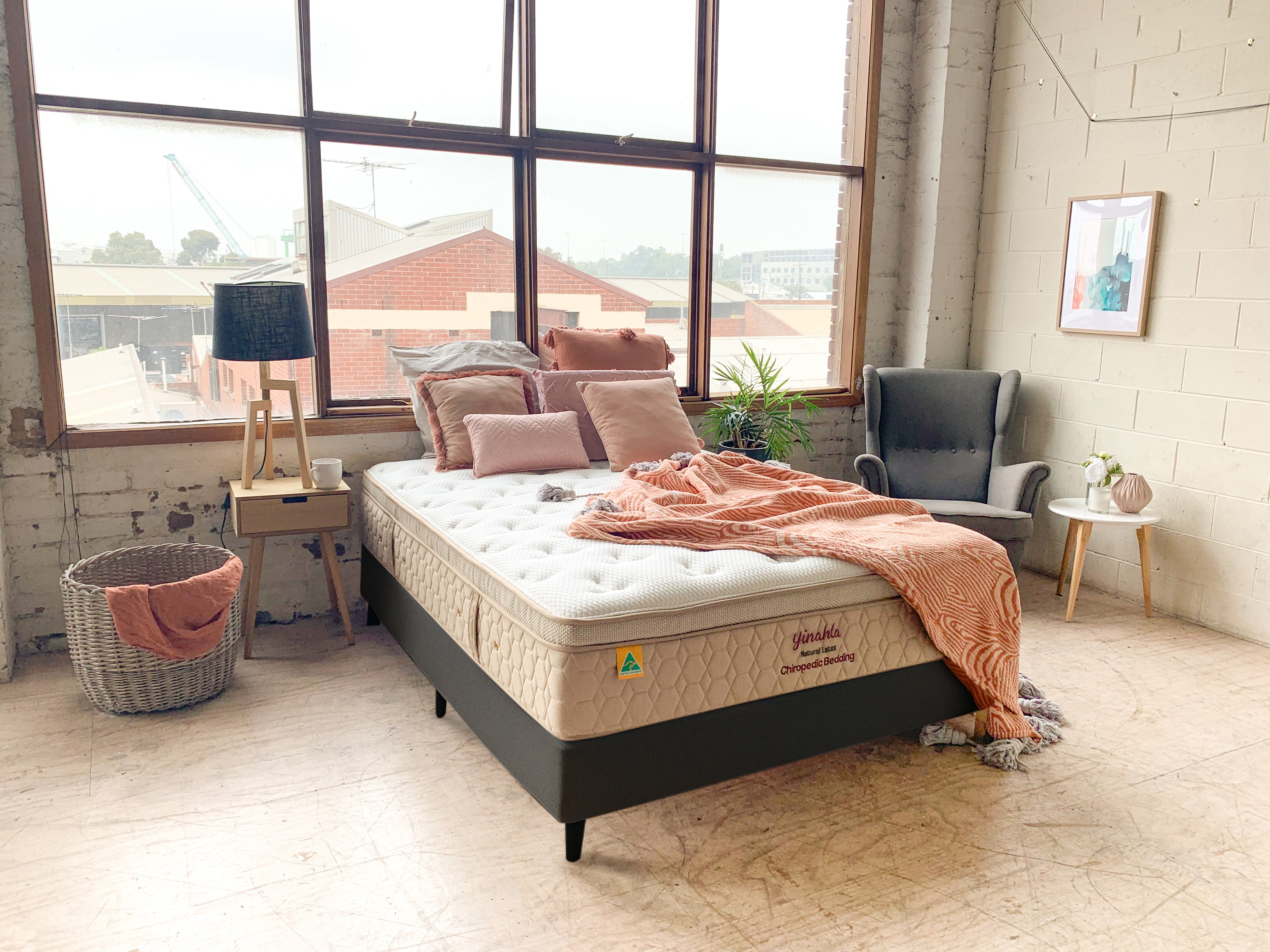 Yinahla Natural Latex Mattress & Bed Base Ensemble