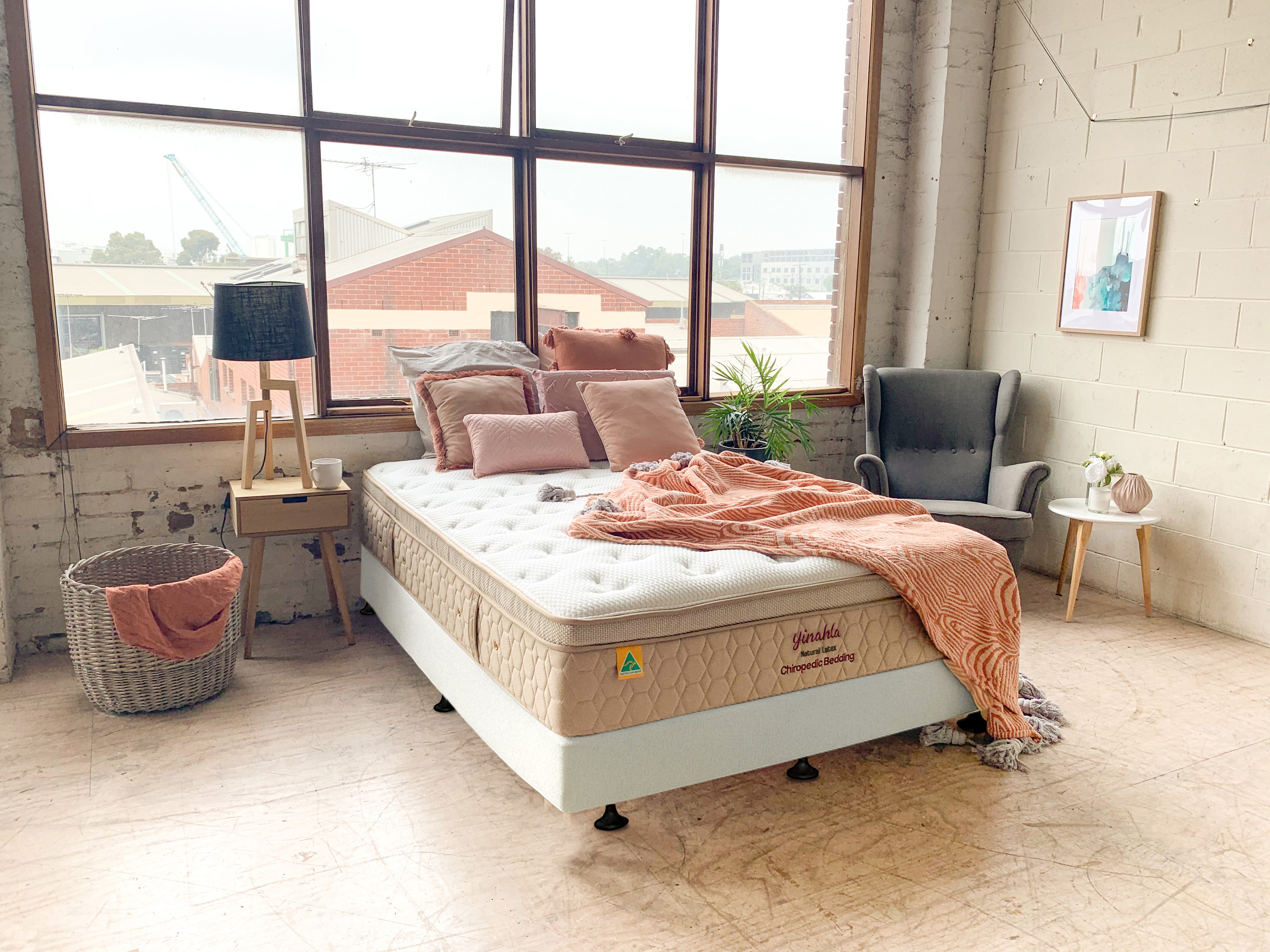 Yinahla Natural Latex Mattress & Bed Base Ensemble