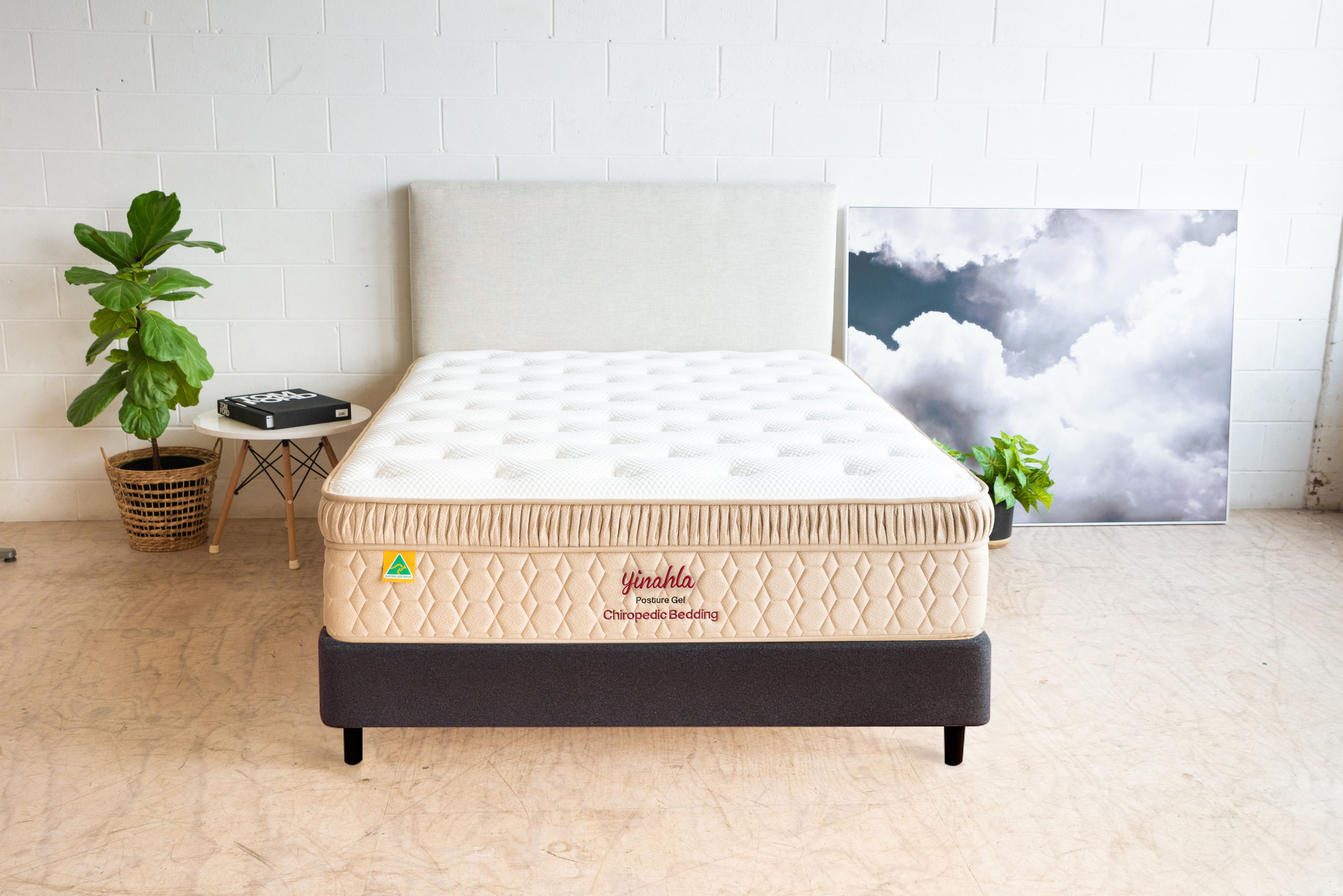 Yinahla Posture Cloud Gel Mattress & Bed Base Ensemble