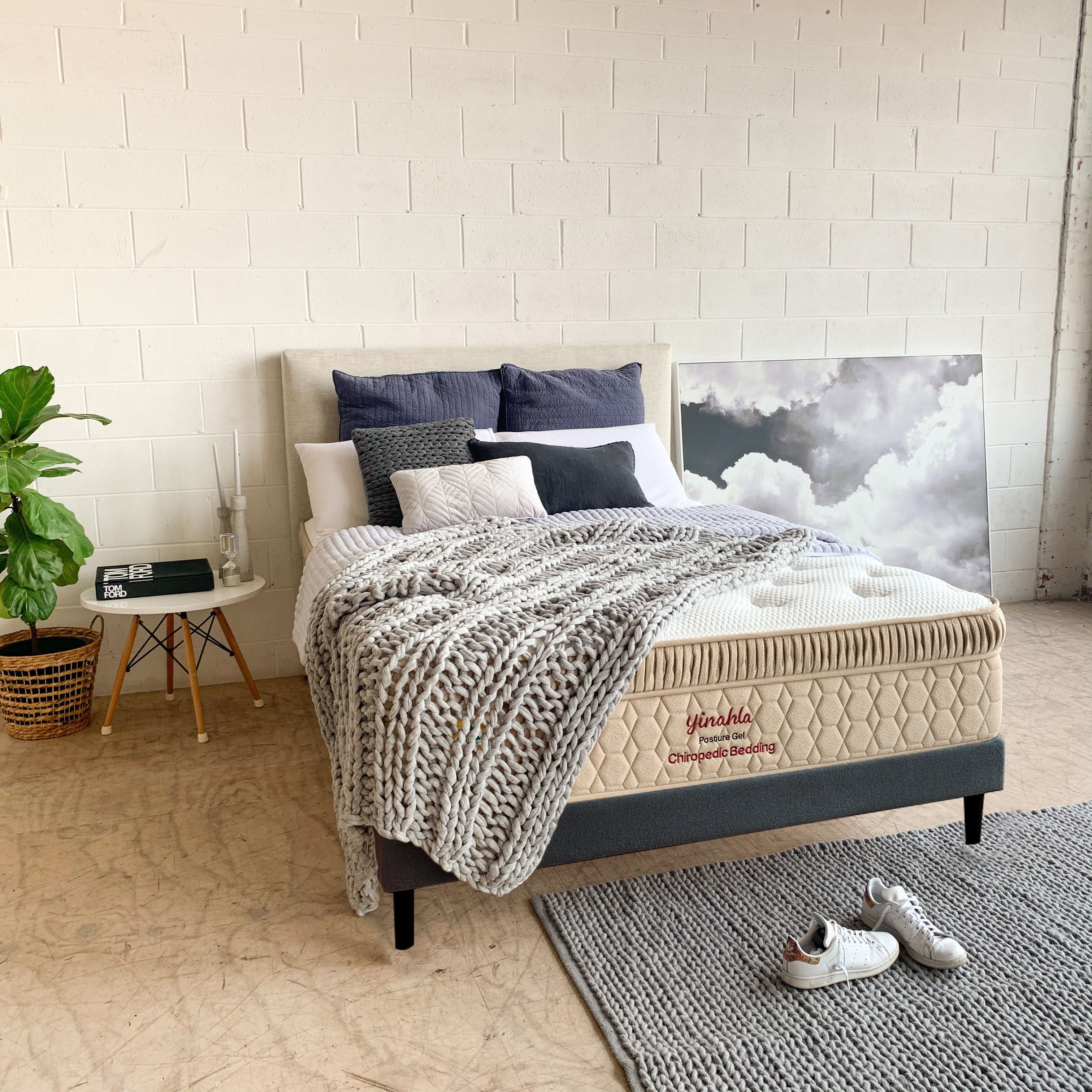 Yinahla Posture Cloud Gel Mattress & Bed Base Ensemble
