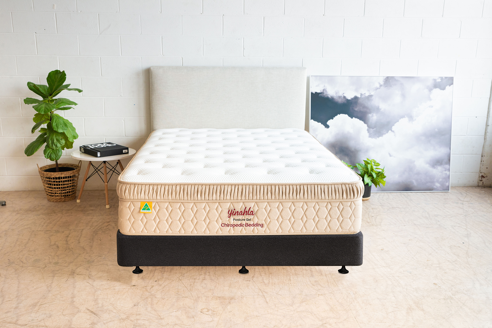 Yinahla Posture Cloud Gel Mattress & Bed Base Ensemble