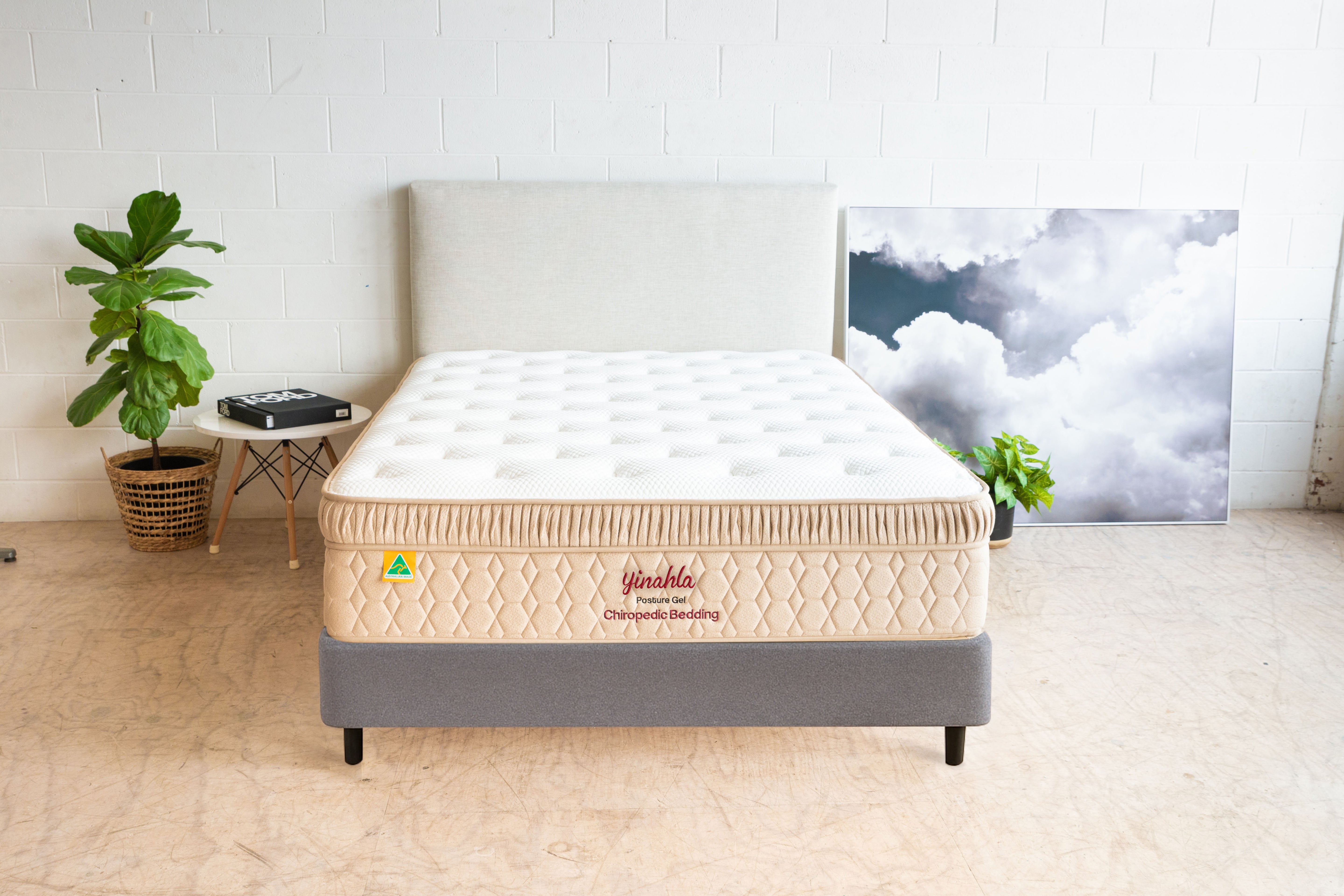Yinahla Posture Cloud Gel Mattress & Bed Base Ensemble
