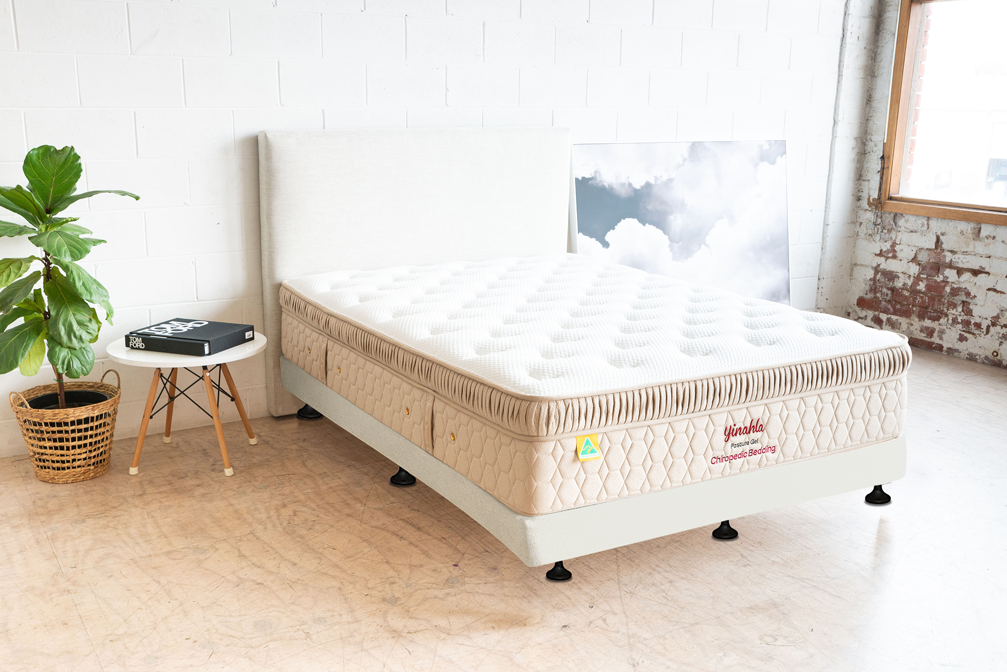 Yinahla Posture Cloud Gel Mattress & Bed Base Ensemble