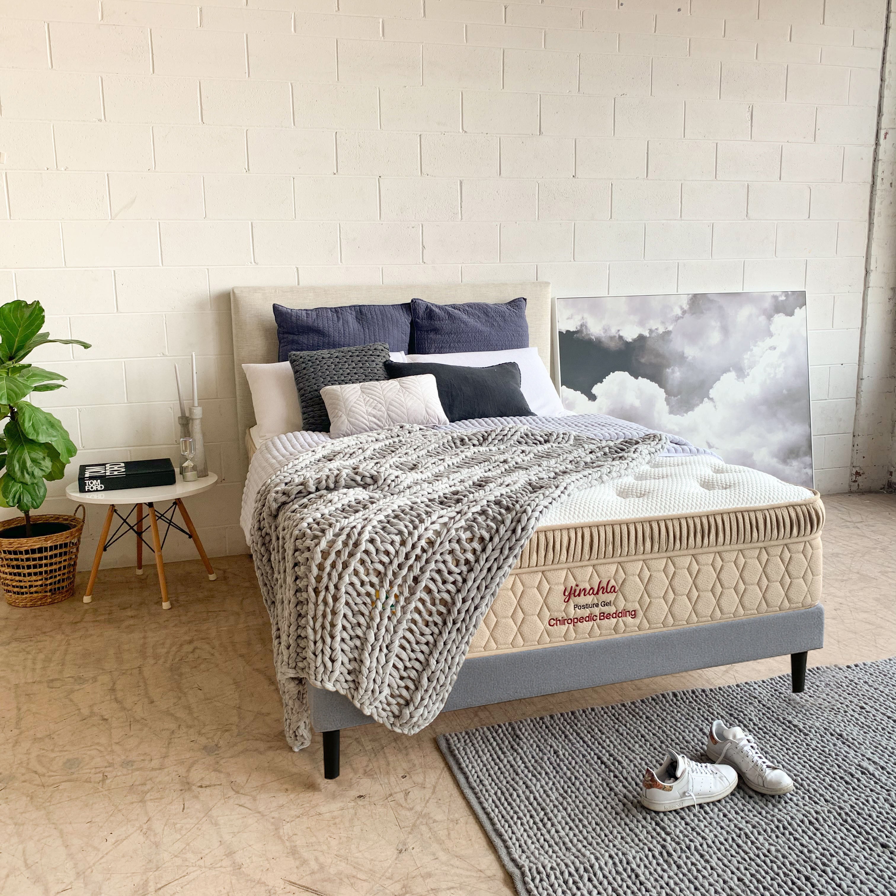Yinahla Posture Cloud Gel Mattress & Bed Base Ensemble